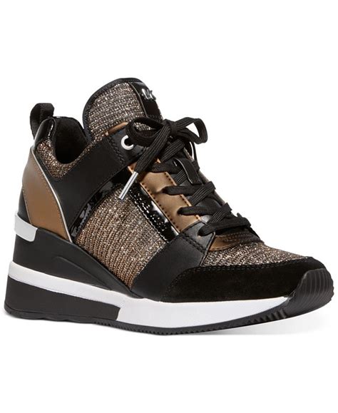 all black michael kors gym shoes|macy's women's michael kors shoes.